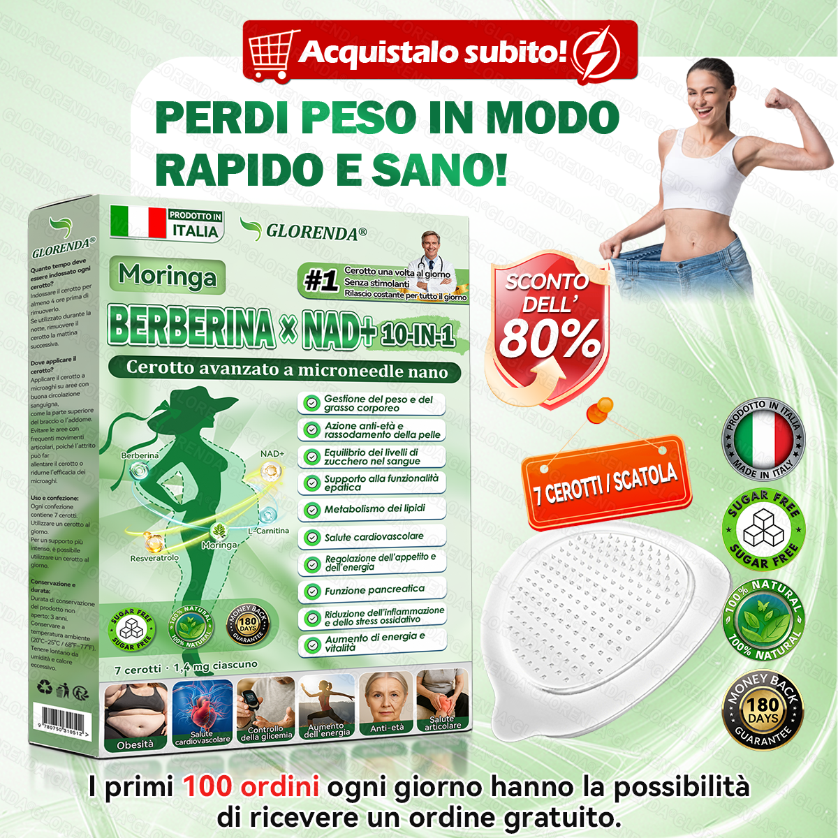 🏆𝐍𝐞𝐠𝐨𝐳𝐢𝐨 𝐔𝐟𝐟𝐢𝐜𝐢𝐚𝐥𝐞 | 🥇 𝐆𝐋𝐎𝑹𝑬𝗡𝗗𝗔® 𝑴𝒐𝒓𝒊𝒏𝙜𝙖 · 𝘽𝙚𝙧𝙗𝙚𝙧𝒊𝒏𝒆 × 𝐍𝐴𝑫+ 10-i𝐧-1 𝐂𝐞𝐫𝐨𝐭𝐭𝒐 𝐀𝐯𝐚𝐧𝐳𝐚𝒕𝒐 𝑵𝒂𝙣𝙤 𝐌𝐢𝐜𝐫𝐨𝐧𝒆𝒆𝒅𝒍𝒆 ( 𝐒𝐨𝐥𝐨 𝐮𝐧𝐚 𝐯𝐨𝐥𝐭𝐚 𝐚𝐥 𝐠𝐢𝐨𝐫𝐧𝐨, 𝐜𝐚𝐦𝐛𝐢𝐚𝐦𝐞𝐧𝐭𝐢 𝐯𝐢𝐬𝐢𝐛𝐢𝐥𝐢 𝐢𝐧 𝟕 𝐠𝐢𝐨𝐫𝐧𝐢) ✅ 𝐏𝐞𝐫 𝐨𝐛𝐞𝐬𝐢𝐭à, 𝐩𝐞𝐥𝐥𝐞 𝐫𝐢𝐥𝐚𝐬𝐬𝐚𝐭𝐚, 𝐝𝐢𝐚𝐛𝐞𝐭𝐞, 𝐚𝐩𝐧𝐞𝐚 𝐧𝐨𝐭𝐭𝐮𝐫𝐧𝐚, 𝐩𝐫𝐨𝐛𝐥𝐞𝐦𝐢 𝐚𝐫𝐭𝐢𝐜𝐨𝐥𝐚𝐫𝐢 𝐞 𝐦𝐨𝐥𝐭𝐨 𝐚𝐥𝐭𝐫𝐨